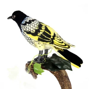 Hansa Regent Honeyeater Bird Realistic Animal Collection Stuffed Toy (25cm L) - Foto 1 di 1