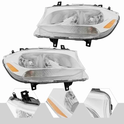 2019-2022 For Mercedes-Benz Sprinter Headlights Halogen Left+Right Side Headlamp - Image 1 of 4