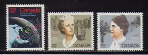 1985 Canada SC# 1046-1048 - Canadians in Space, Feminists Lot# 158 M-NH - Picture 1 of 1