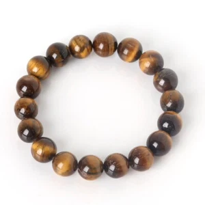 BRACELET PERLES 6, 8 OU 10 MM PIERRE OEIL DE TIGRE - Imagen 1 de 1
