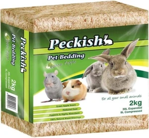 Peckish Green Apple Scent Wood Shavings for Pet Bedding 30 Liter - Picture 1 of 3