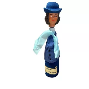 1960s Charchter Wine Bottle Decanter Novelty Lady Breweriana Ornament Kitch (1 - Picture 1 of 13