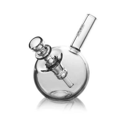 Grav® Labs SPHERICAL Pocket Bubbler COOL BONG Glass Water Pipe Hand Pipe *USA*