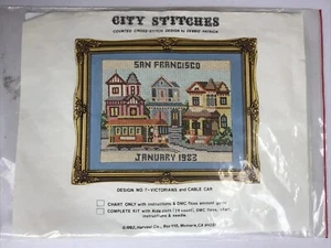 Gezähltes Kreuzstich-Set - Stadtstiche - San Francisco - Bild 1 von 3