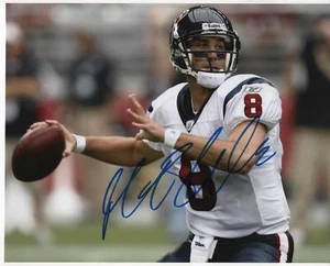Matt Schaub Houston Texans SIGNED 8x10 Photo COA! - Picture 1 of 1