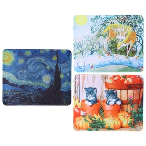 3 PCS Painting Mouse Pad für das Home Office Anti-Rutsch- Moderne - Afbeelding 1 van 12