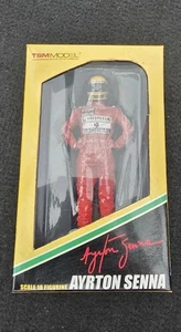 AYRTON SENNA TSM MODEL TRUE SCALE MINATURES 1:18 FIGURE - Picture 1 of 15
