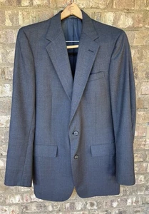 Barney’s New York Hunters Haig 100% Wool Men’s 2 Piece Suit Size 42R Pants 34X33 - Picture 1 of 10