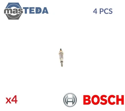0 250 202 149 ENGINE GLOW PLUGS BOSCH 4PCS FOR MITSUBISHI PAJERO SHOGUN III - Image 1 of 4