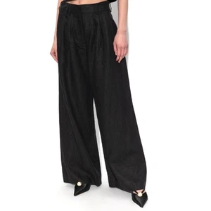Schwarze Leinenhose von Posse Größe L - Bild 1 von 9