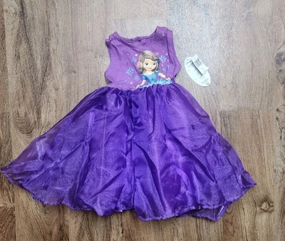 NWT Disney Parks Sofia the First Dress Pretend Play Princess  Toddler 3 Layered  - Image 1 of 4