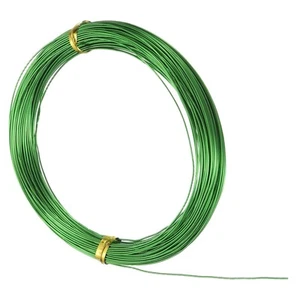 22 Gauge 0.6mm Aluminum Wire 100 ft Bendable Metal Craft Armature Wire Green - Picture 1 of 6