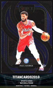 Paul George 2024-25 Panini Select Blue Concourse Philadelphia 76ers #159 - Imagen 1 de 2