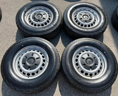 4 SOMMERRÄDER MERCEDES SPRINTER W907 225/75R16C 121/120R CONTINENTAL 2022 NEUW. - Bild 1 von 4