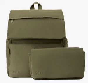 BEIS Der ultimative Windelrucksack in oliv 24,42L NEU! ONLINE AUSVERKAUFT! - Bild 1 von 12