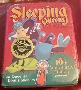 NEW Sleeping Queens 10th Anniversary Tin FAMILY Card Game (2015) By Gamewright - Picture 1 of 2