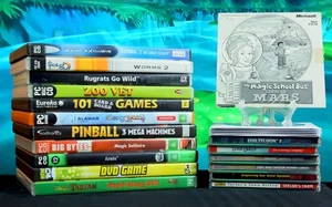 23x Retro PC Kids Edutainment Games Bundle Lot: Magic School Bus Rayman [Tested] - Picture 1 of 19