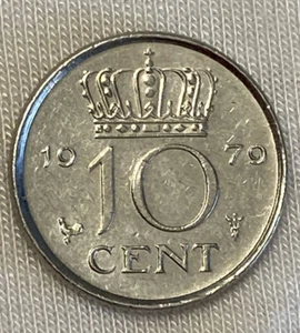 1979 Netherlands 10 Cent Coin Juliana Koningin Der Nederladen World Coins Dutch - Picture 1 of 2
