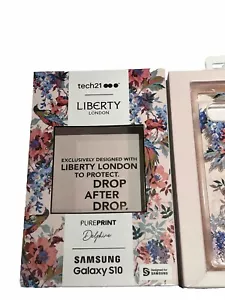 Tech21 Pure Print Liberty Samsung Galaxy S10e Case Christelle Pink Floral New - Picture 1 of 7