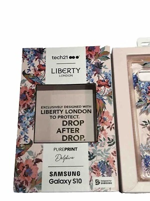 Tech21 Pure Print Liberty Samsung Galaxy S10e Case Christelle Pink Floral New - Image 1 of 4