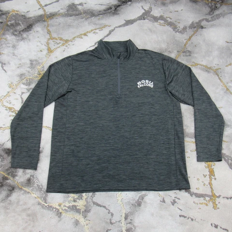 BOWLING GREEN FALCONS BGSU 1/4 Zip Pullover Mens 2XL XXL College Long Sleeve Cover
