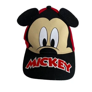Disney Junior Mickey Mouse Toddler Baseball Hat Kids Cap Adjustable Red & Black - Picture 1 of 11