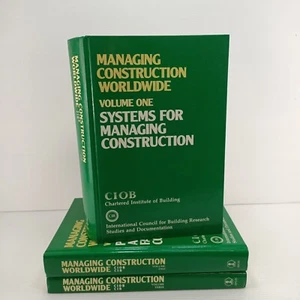 Managing Construction Worldwide Vol One-Three 1987 CIOB 3x Hardback Book Bundle - Picture 1 of 17
