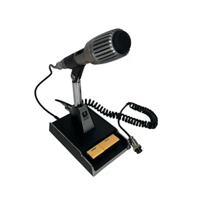 Vtg Trio Kenwood Model MC-50 Dynamic Desktop Microphone wBase Ham Radio Untested - Zdjęcie 1 z 13