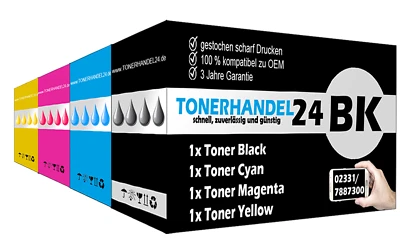 1x Rainbow-Kit Toner kompatibel für HP 125A CB540 für HP COLOR LASERJET CM1312MF - Bild 1 von 4