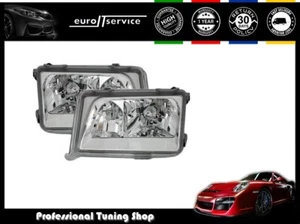 SET HEADLIGHTS VP580 For Mercedes CLASS E W124 1993 1994 1995 CHROME - Picture 1 of 4