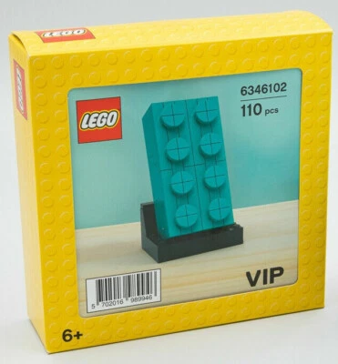 Original LEGO® Creator 6346102 - 2x4 Teal Brick Turquesa - Imagen 1 de 2