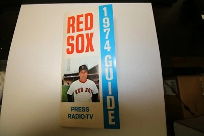 1974 BOSTON RED SOX OFFICIAL MEDIA GUIDE MLB BASEBALL RARE AMERICAN LEAGUE - Image 1 of 3