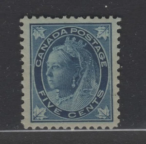 CANADA #79 Leaf mint hinged blue fresh colour VERY FINE - Picture 1 of 1