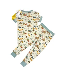 Neu mit Etikett Emerson and Friends Pyjama-Set weicher Bambus Strandtag 2T - Bild 1 von 9