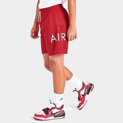 Pantalones Cortos de Malla Nike Air Jordan JUMPMAN Niños Grandes (Rojo Gimnasio) Talla Grande Foto 1 de 4