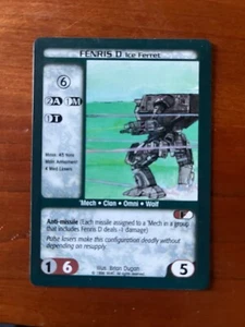Battletech CCG Fenris D Ice Ferret Single - Picture 1 of 1