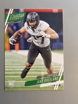 2020 Chronicles Draft Picks Prestige #9 ~ JAKE BREELAND (RC) ~ BALTIMORE RAVENS - Image 1 of 2