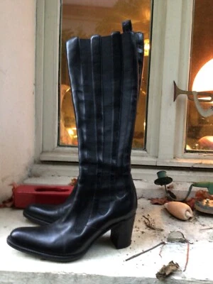 Bottes noires Free Lance taille 37,5 - Photo 1/2