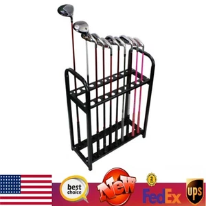 Golf Club Organizer 18-hole Golf Club Holder Rack Golf Club Ground Display Stand - Picture 1 of 13
