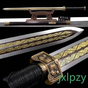 41" Top Class Chinese Han Dynasty Jian Double Edge Sword 1095 Carbon Steel Blade - Picture 1 of 11