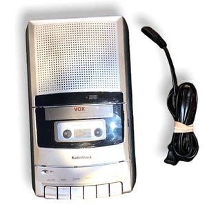 Vintage RadioShack CTR-121 Desktop AC/Akku Kassettenrekorder VOX GETESTET - Bild 1 von 6