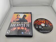 Justice League Heroes Sony Playstation 2 PS2 With Case Great Shape