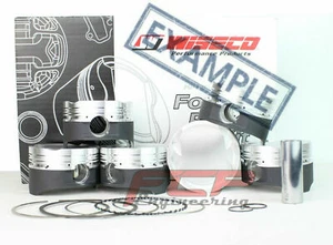 WISECO FORGED PISTONS CR 8.4 FOR NISSAN 2.5 24V RB25DET KOLBEN SCHMIEDEKOLBEN - Picture 1 of 1