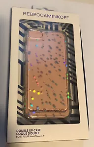 Nueva funda Rebecca Minkoff para iPhone 7, funda doble de lujo brillo estrellas - Imagen 1 de 4