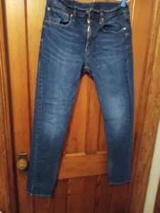 Pantalones de mezclilla para hombre Levi's 502 sin agua ajuste regular 99 % algodón real 34"x32" - Imagen 1 de 6