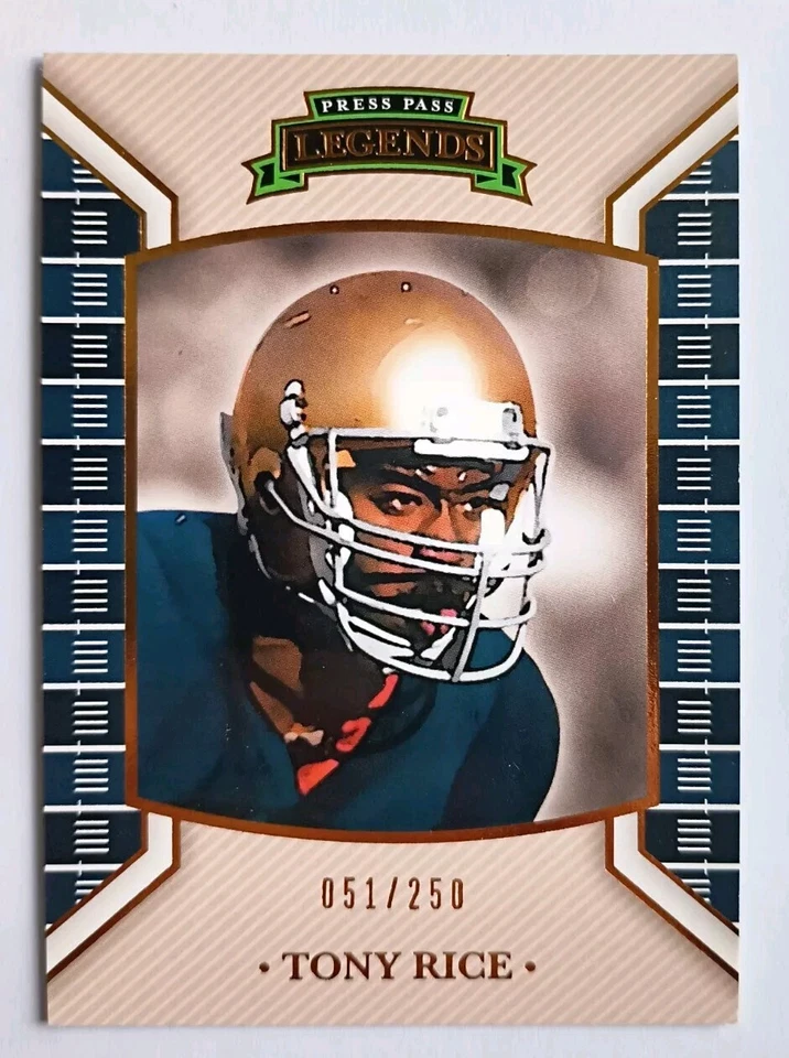 Tony Rice 2011 Press Pass Legends #74 Bronze 51/250 - Image 1 of 2