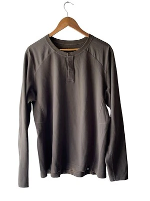 Camisa térmica tejida gofre verde a presión talla XL de REI para hombre Foto 1 de 4