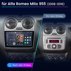 Für Alfa Romeo Mito 2008-2019 Carplay Autoradio GPS Navi WIFI BT DAB+ SWC 6+128G - Bild 1 von 16