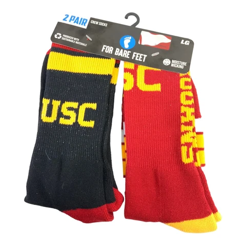 NCA Usc Trojans Athletic Socks 2PacK Cover
