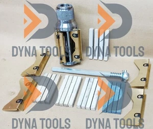 2-1/2" To 5-1/2" Honing Machine + 5x Stones Hall Toledo Cylinder Engine Hone Kit - Foto 1 di 24